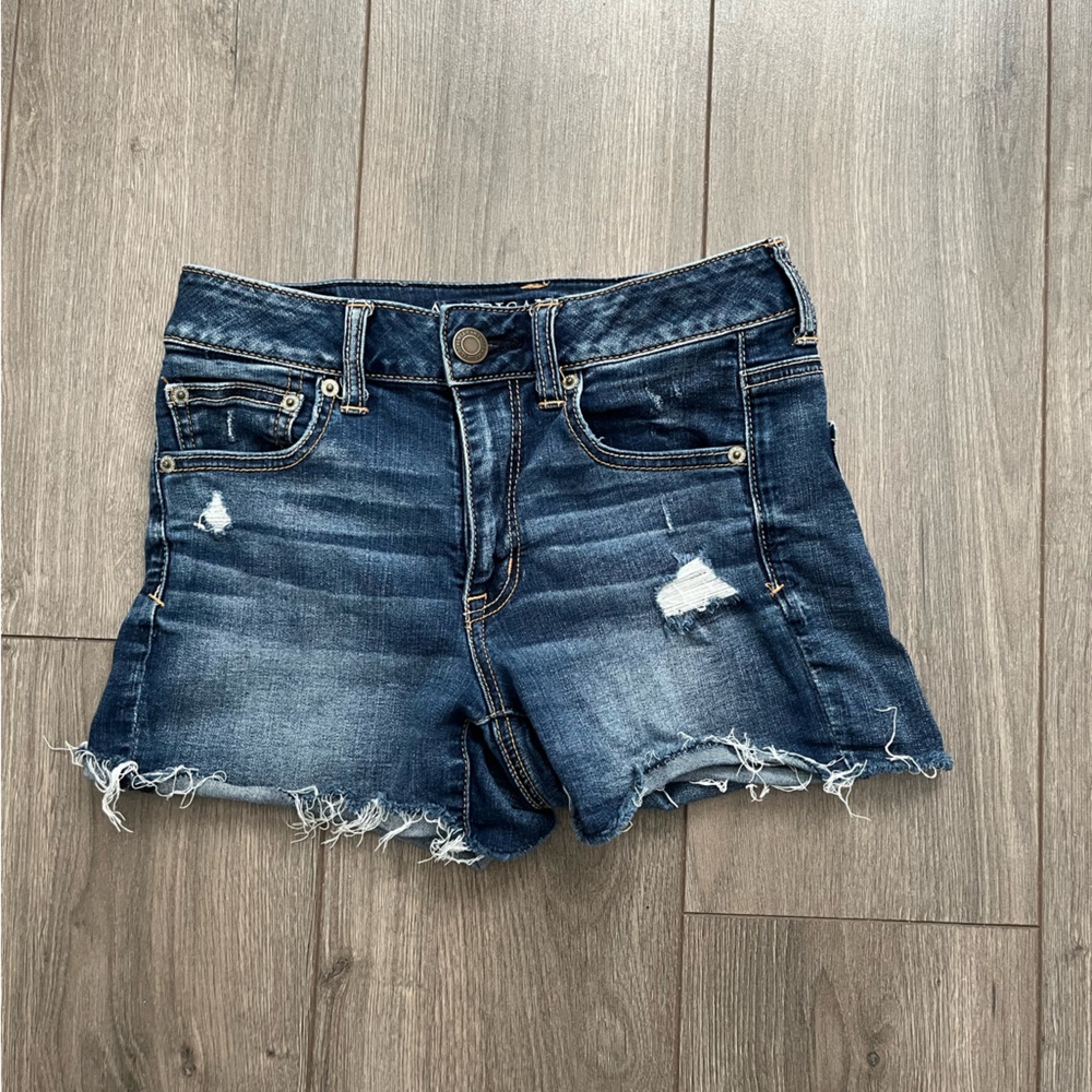 Denim Distressed Women's Shorts